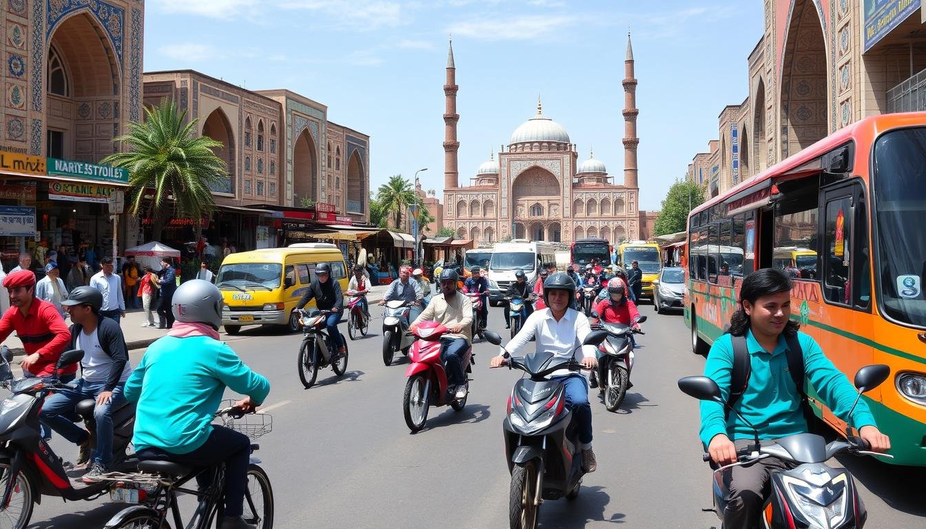 public transport samarkand students