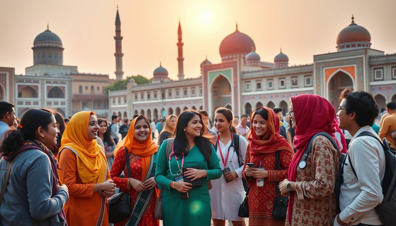 making friends tashkent students