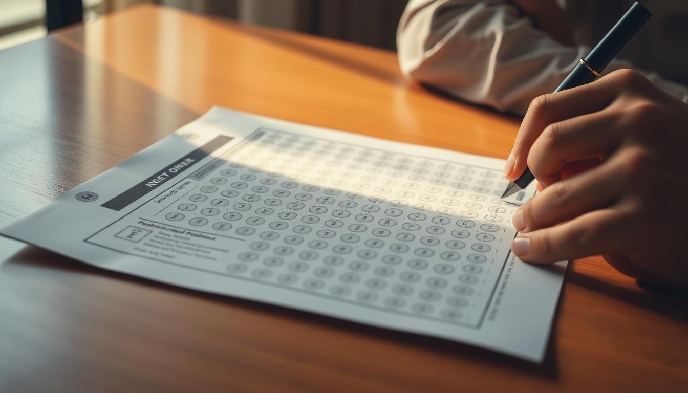 neet omr sheet filling