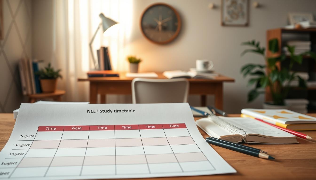 neet study timetable