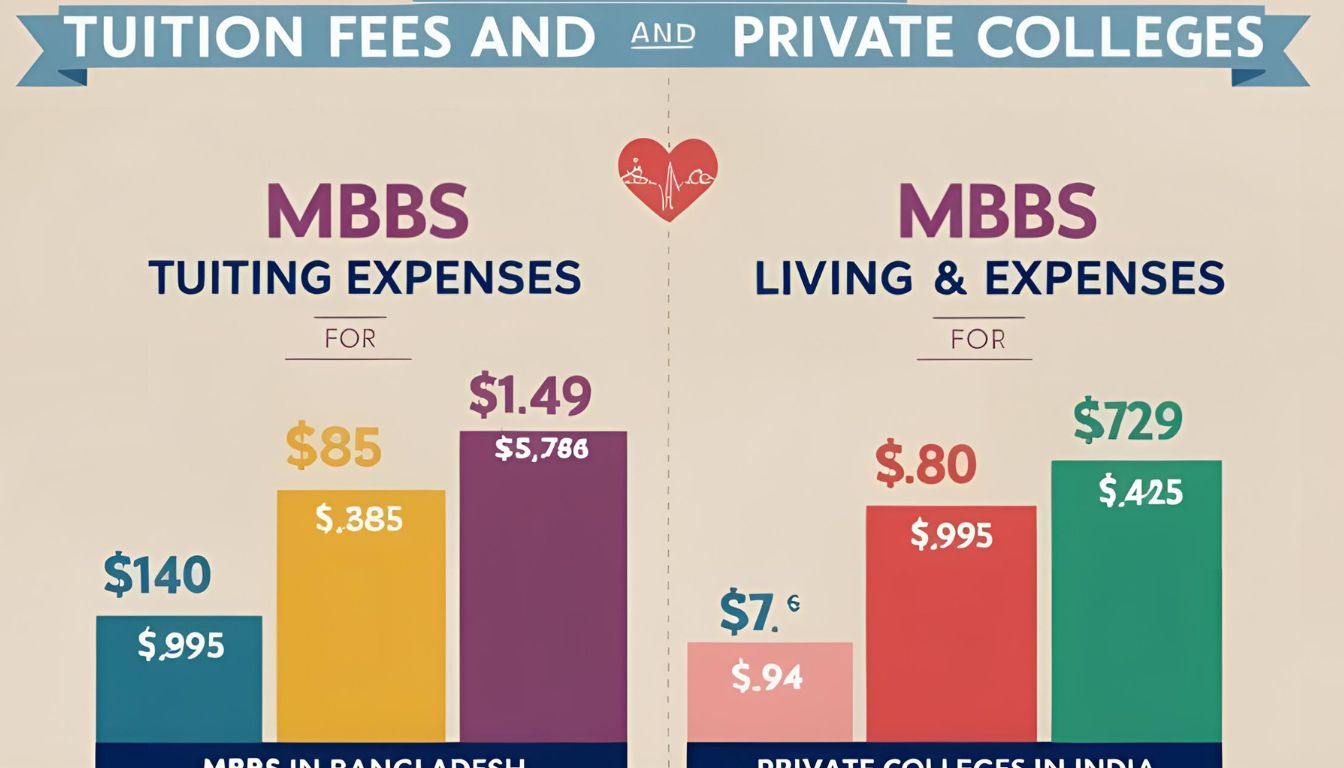 Cost Comparison: MBBS in Bangladesh vs. India Private Colleges
