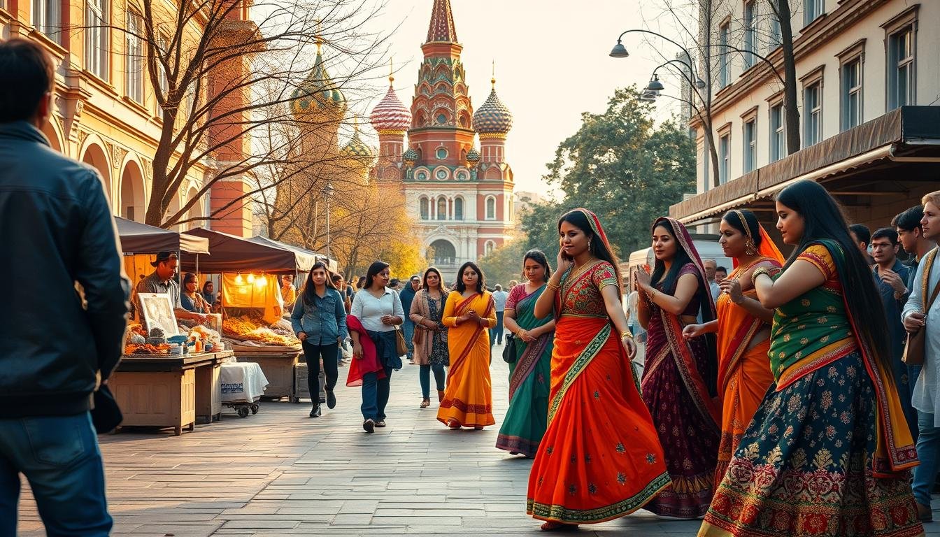 celebrating indian festivals russia