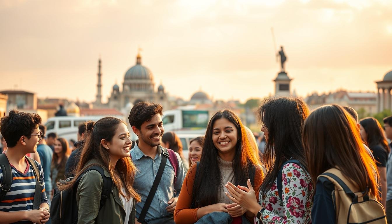 making russian friends indian students