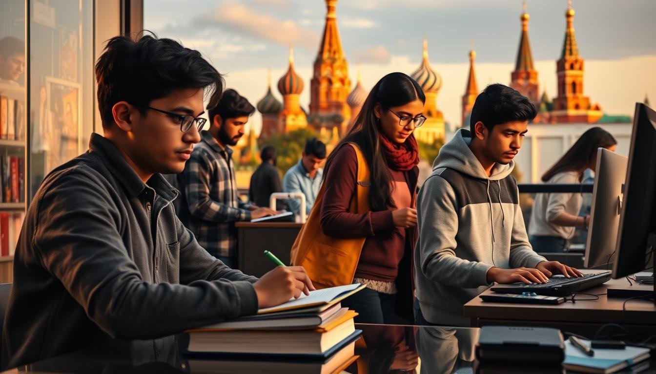 part time work russia indian students